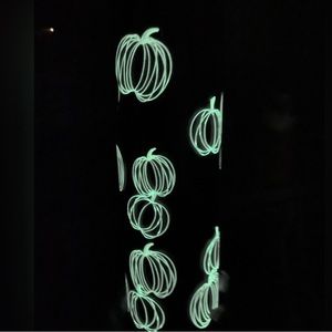 Starbucks Halloween Pumpkin GITD Cup Glow in Dark Iridescent Hot Tumbler 16oz